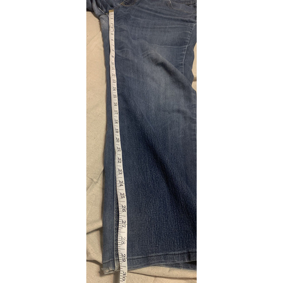 Eddie Bauer Bootcut Jeans Womens 16x33 Cotton Blue Denim Pants Mid-rise Trousers - Picture 14 of 16